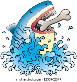 Shark take bone