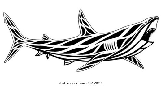 Shark, tattoo