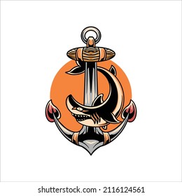 Haifischtätografik, Vektordesign