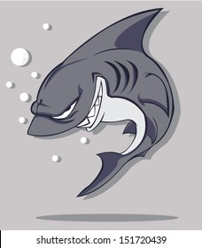 Shark. Vector