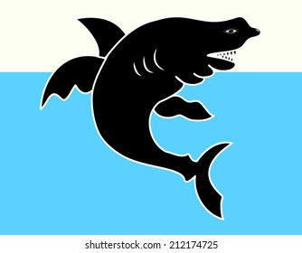 Shark vector