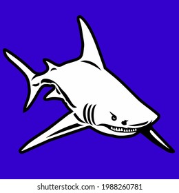 SHARK VECTOR ART GRAPHIC DESIGN