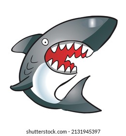 shark vector digital illustration images for logo art icons and more
