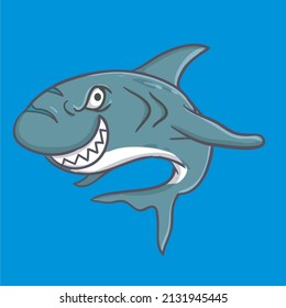 shark vector digital illustration images for logo art icons and more