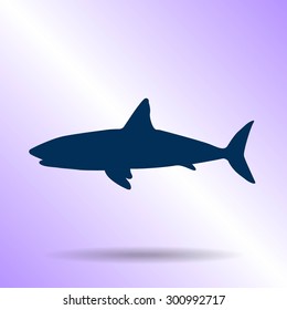 shark vector icon