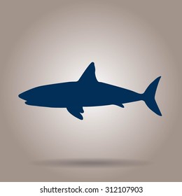 shark vector icon
