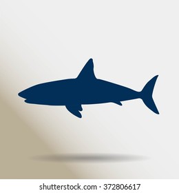 shark vector icon