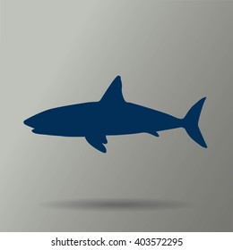 shark vector icon