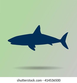 shark vector icon