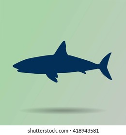 shark vector icon