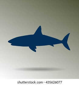 shark vector icon