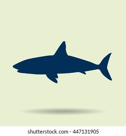 shark vector icon