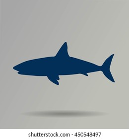 shark vector icon