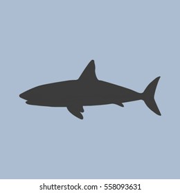 shark vector icon