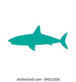 shark vector icon