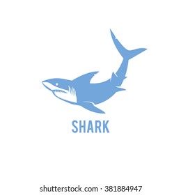 Shark - vector illustration.