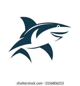 Shark Vector Image Cartoon Shark Logo Stock Vector (Royalty Free ...