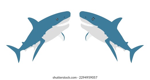 Shark vector image or clipart