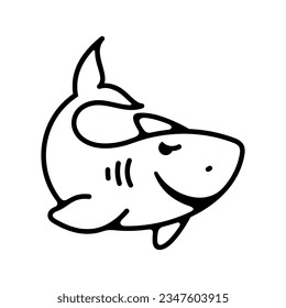 Shark Vector Logo Design Template