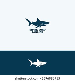 Shark vector Logo design template