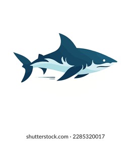 shark vector logo, eps. 10 editables