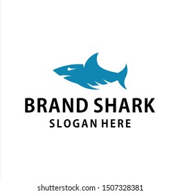 shark vector logo ilustrasi design
