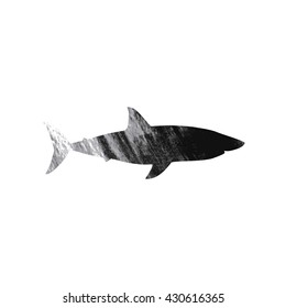 Shark. Shark Vector. Shark Silhouette. Shark Isolated. Shark Sign
