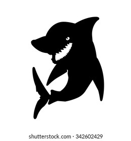 Shark. Vector simple illustration. 