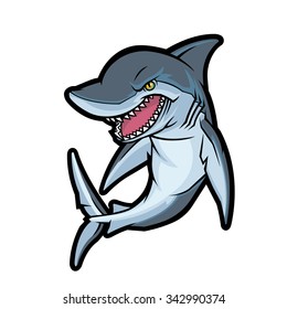 Shark. Vector simple illustration. 