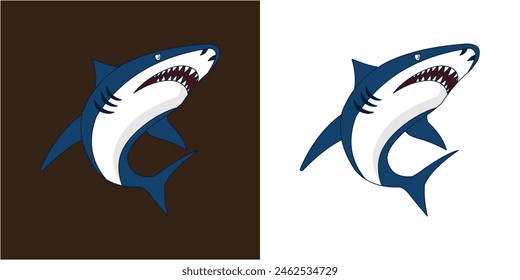 Shark Vector Stock Icon Illustration