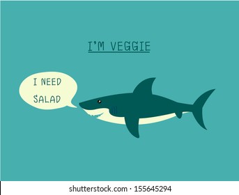 Shark veggie