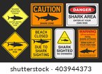 Shark warning signs