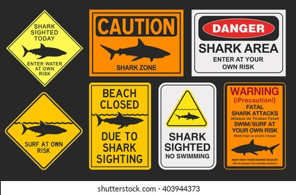 Shark Sign Images Stock Photos Vectors Shutterstock