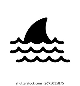 Ilustración de diseño de símbolo de Vector de Sharkfins