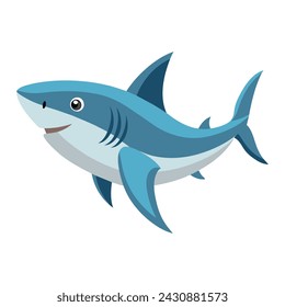 Sharks Animal flat vector illustration