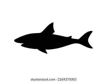 sharks are black and scary