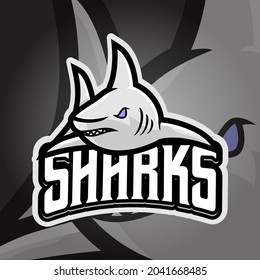 Sharks Esport Logo Suitable Team Logo Stock Vector (Royalty Free ...