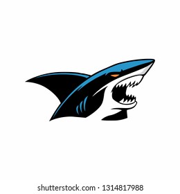 shark's head logo