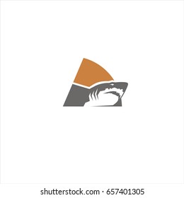 Shark's head logo symbol