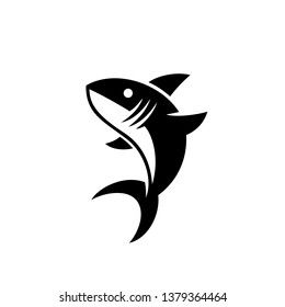 sharks illustration emblem