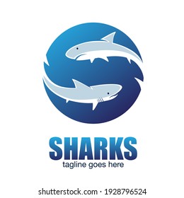 Sharks letter based S vector symbol can be used as brand, company symbol, design element or any other purpose