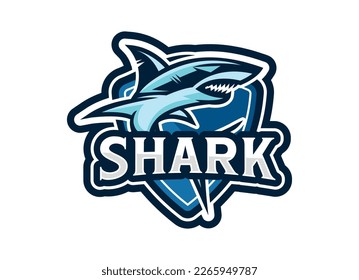 sharks logo for a club or sport team