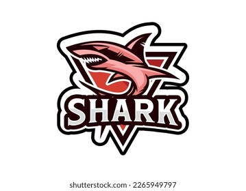 sharks logo for a club or sport team