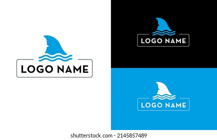 Sharks logo design, unit, design, mascot shark vector logo design template