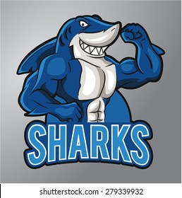 Sharks Mascot