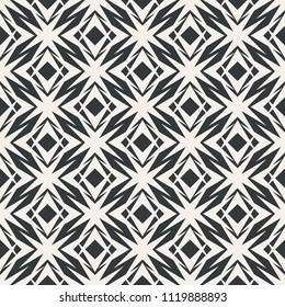 Sharp Abstract Seamless Pattern Monochrome Two Stock Vector (Royalty ...