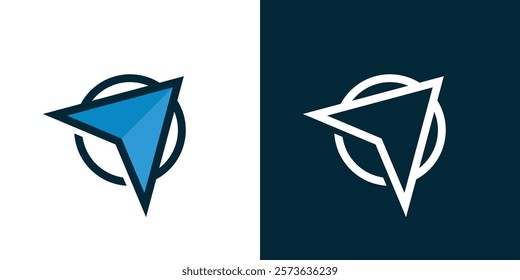 Sharp arrowhead logo, spearhead logo. template, icon, creative, vector logo, illustration