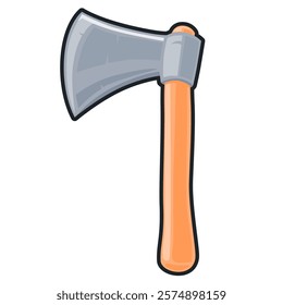 Sharp Axe for Logging Vector Art Illustration