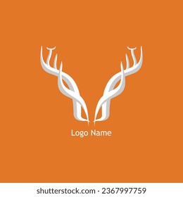 Sharp and beautiful deer antlers