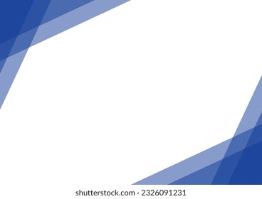 Sharp blue line frame background